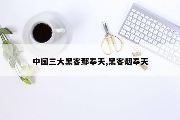 中国三大黑客鄢奉天,黑客烟奉天