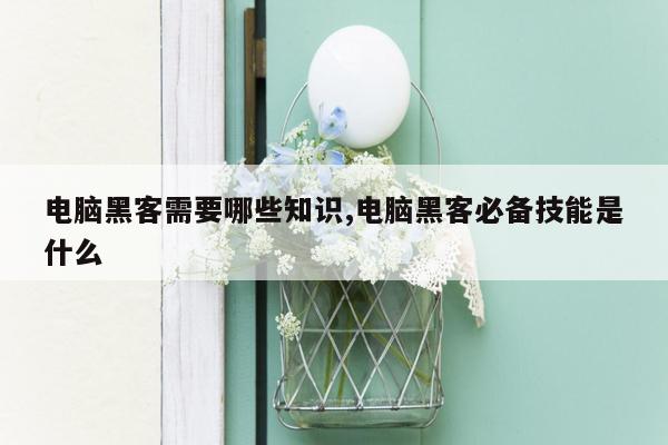 电脑黑客需要哪些知识,电脑黑客必备技能是什么