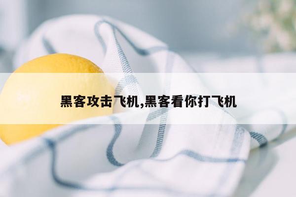 黑客攻击飞机,黑客看你打飞机